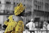 Afrikanerin in traditioneller Kleidung