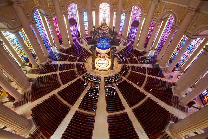 Inside Basilica Lady of peace Yamasoukro, Ivory Coast taken by Marinus Hermens