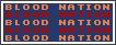 Blood Nation PROMOTIONAL BUTTON