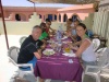 Repas sur la terrasse de l'hötel du sud à MIRLEFT