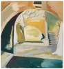 Tunnel 91, Paris, Huile sur toile 95x89