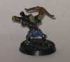 A not very well painted goblin Captain w/Bow