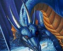 dragon bleu