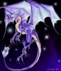 un magnifique dragon dans la nuit