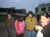 Isra, Gaba, Ricardo (el gordox) y Nina en el paradero a las 6 am :)