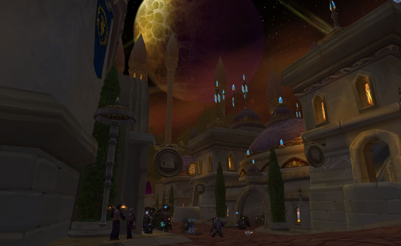 Dalaran's in Hellfire now a days