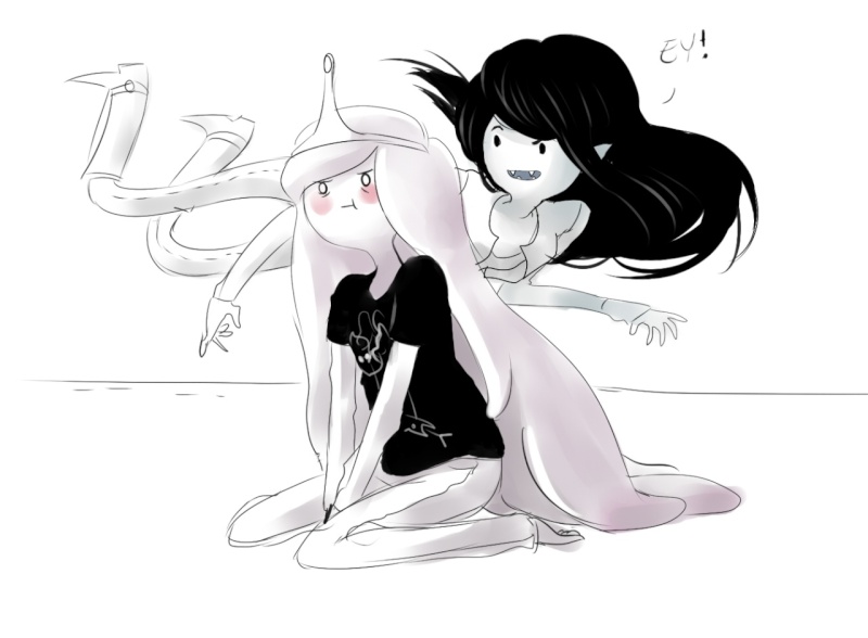 Marceline x Princess bubblegum from Adventure Time