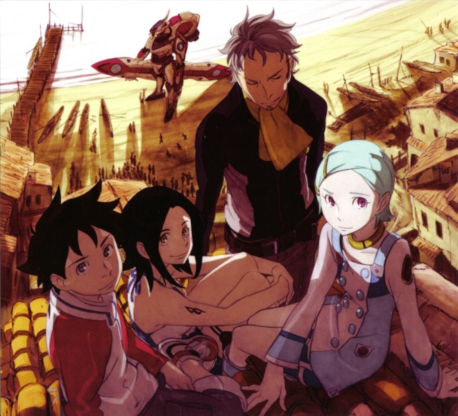 Main cast of Eureka Seven