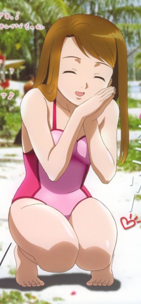 Aoi Senoh in bathing suit from Mai-HiME