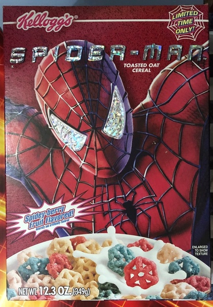 Spider-Man cereal (front)