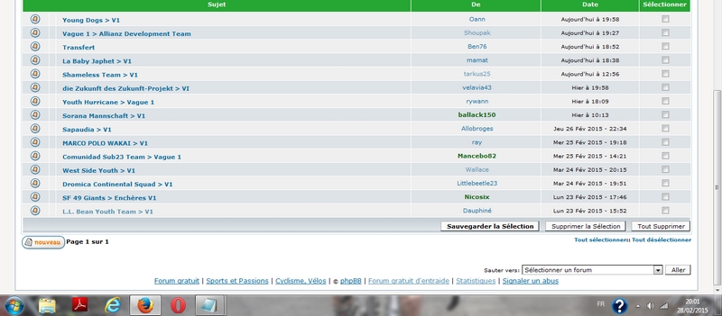 Coupe Wallasix 2015 - Les résultats V110