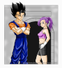 dbm   vegeto and bra by fayeuh