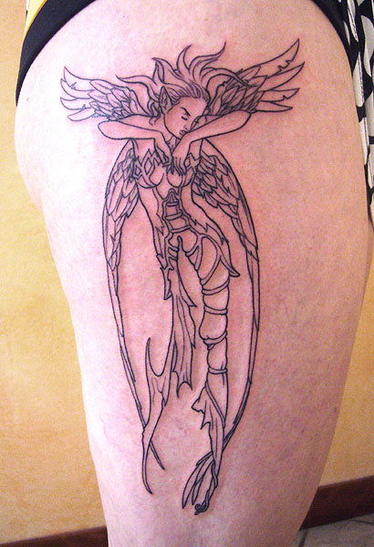 tatouage grande fée