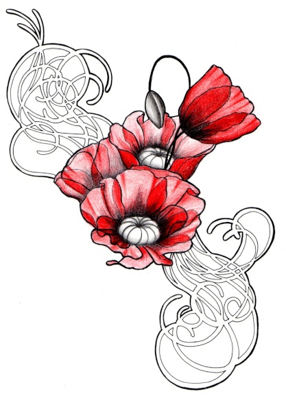 coquelicot mucha fin