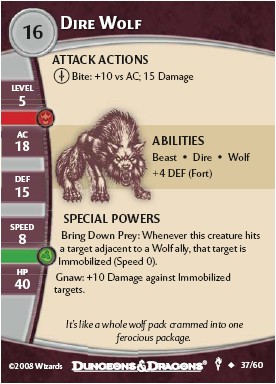 37 dire wolf