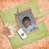 I created this layout using Girlfriends: Peyton and the cut little taggie is by our very own Rachel of Steel City Scraps