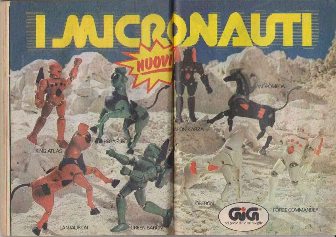 pubblicita' Micronauti 1980