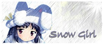 Anime Girl Snow