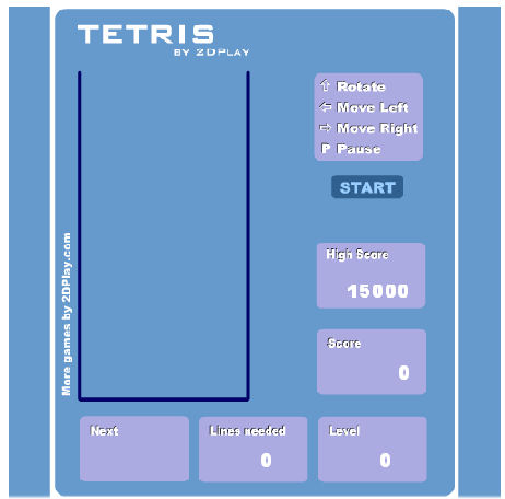 le jeux tétris Tetris10