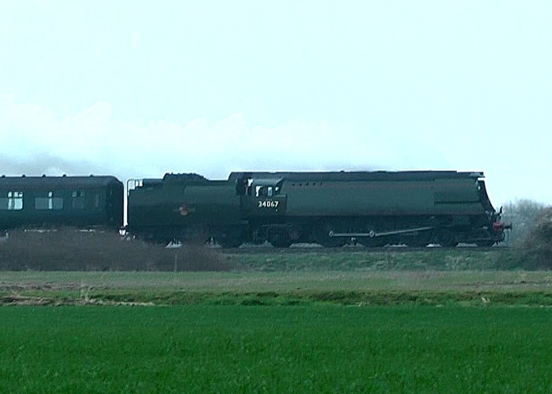 34067 Tangmere on Romney Marsh 30th March 2011