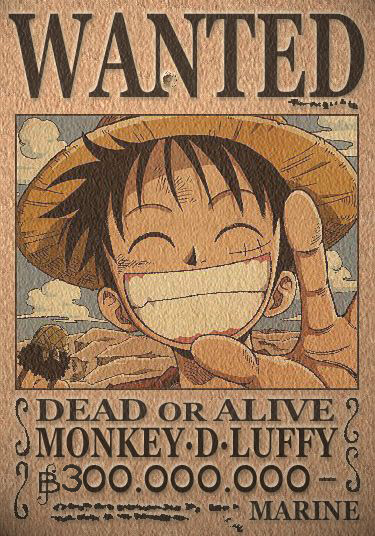 Wanted Luffy