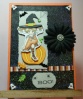 Charmed Delectable Annie the witch with die cuts.