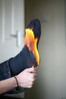 flaming_sock