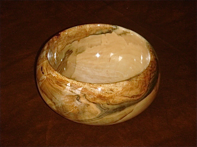 Maple Crotch Bowl (finished)