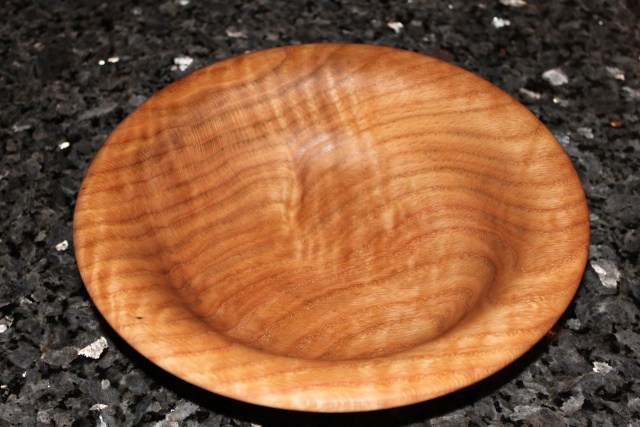 Shallow Red Oak Bowl