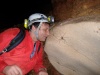 Me and my friend, (I am the one on the left), the sweaty apearance is not fear, it just shows how warm it is in the caves of Sarawak.