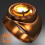 Orange Lantern Ring