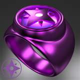 Violet Lantern Ring