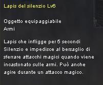 Lapis del Silenzio (lvl 6)