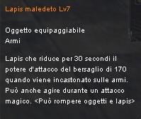 Lapis Maledetto (lvl 7)