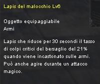 Lapis del Malocchio (lvl 6)