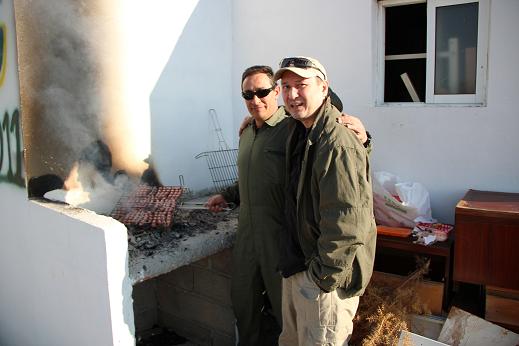 Preparando almuerzo