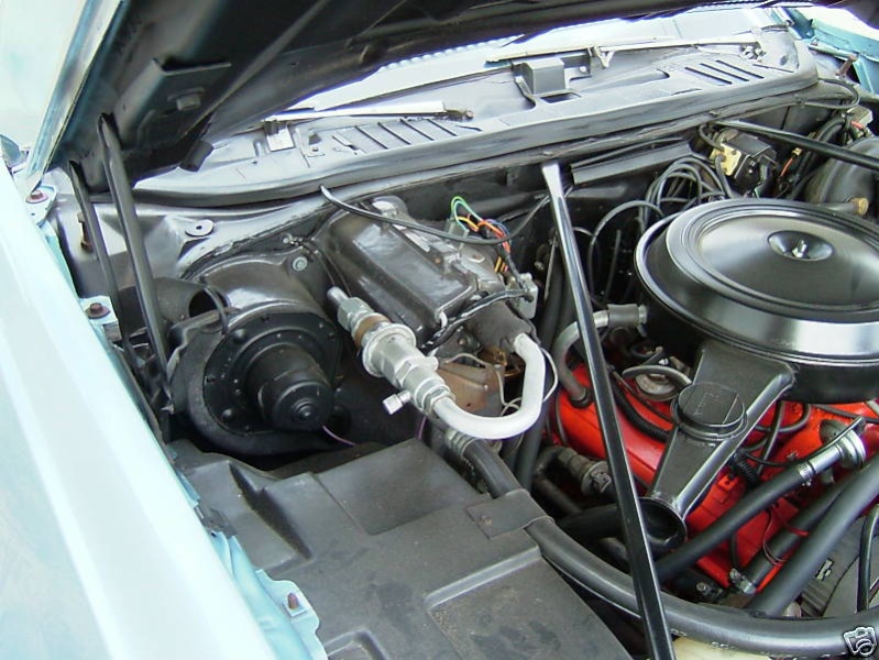 1973 Chevelle Survivor Engine compartment detail reference