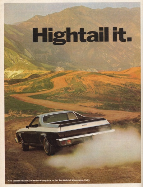 1973 El Camino ad