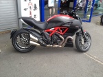 chris diavel carbone red