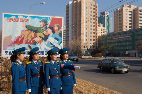 Four Traffic Women