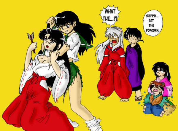 kagome vs kikyou 01