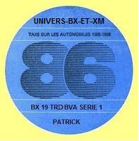 Univers BX et XM 1-76