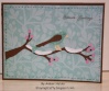 This card was made using Winter Woodland and a stamp from SP & Company.