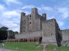 donjon du château normand de rochester, en angleterre, xiie siècle.