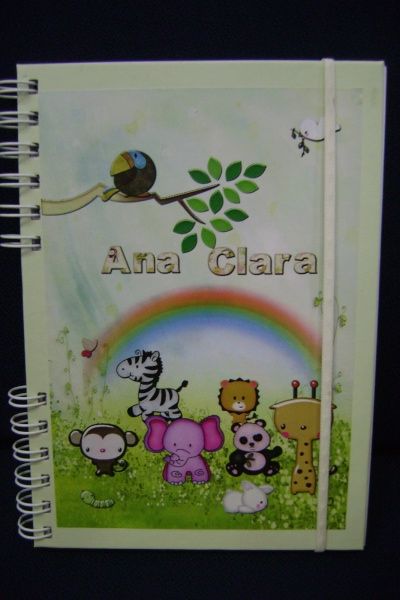 Caderno de Maternidade Safari by Mariana
