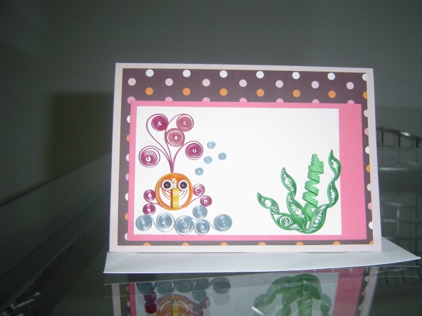 Carto em quilling