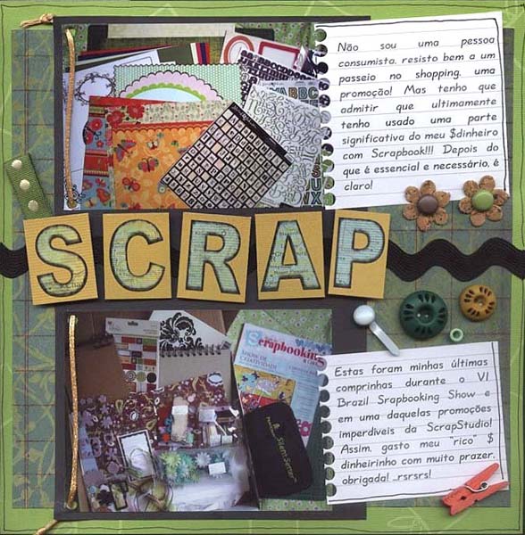 DESAFIO SKETCH OUTUBRO: Scrap!