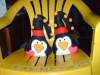 pinguins em feltro