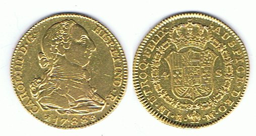 4 Escudos de Carlos IV ceca Madrid