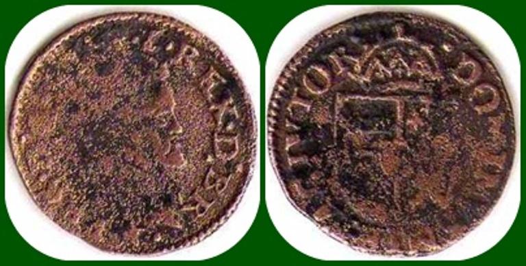 1589  -FHILIP II - liard de los paises bajos - ceca de Maestricht  -